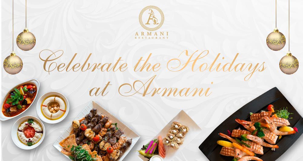 Celebrate the Holidays at Armani Restaurant