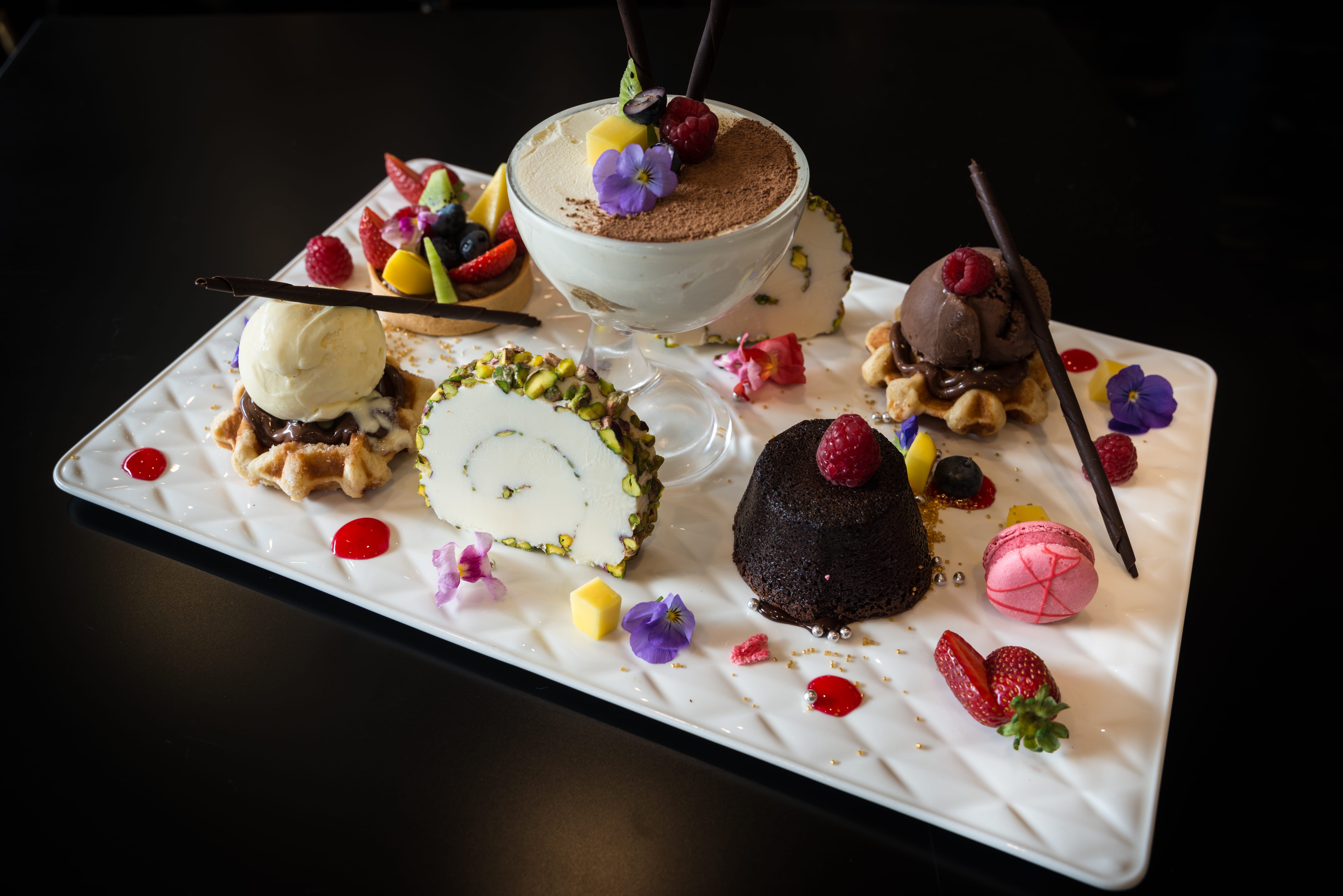 Luxury Dessert Plate Armani Restaurant
