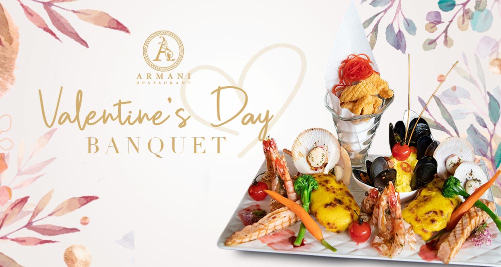 Romantic Valentine’s Day Banquet at Armani