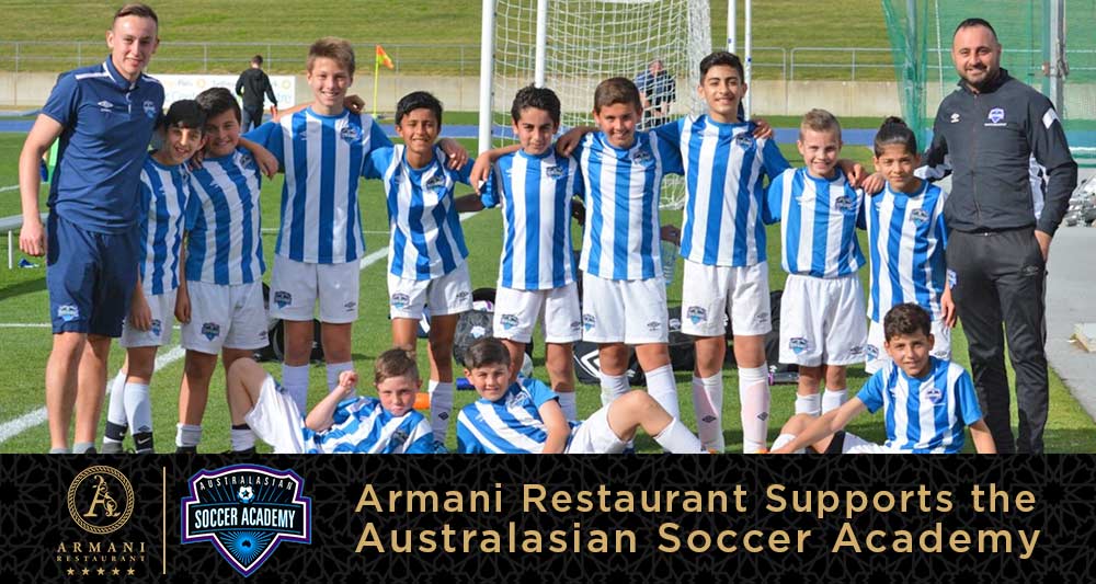 Armani Restaurant Supports the Australasian Soccer Academy